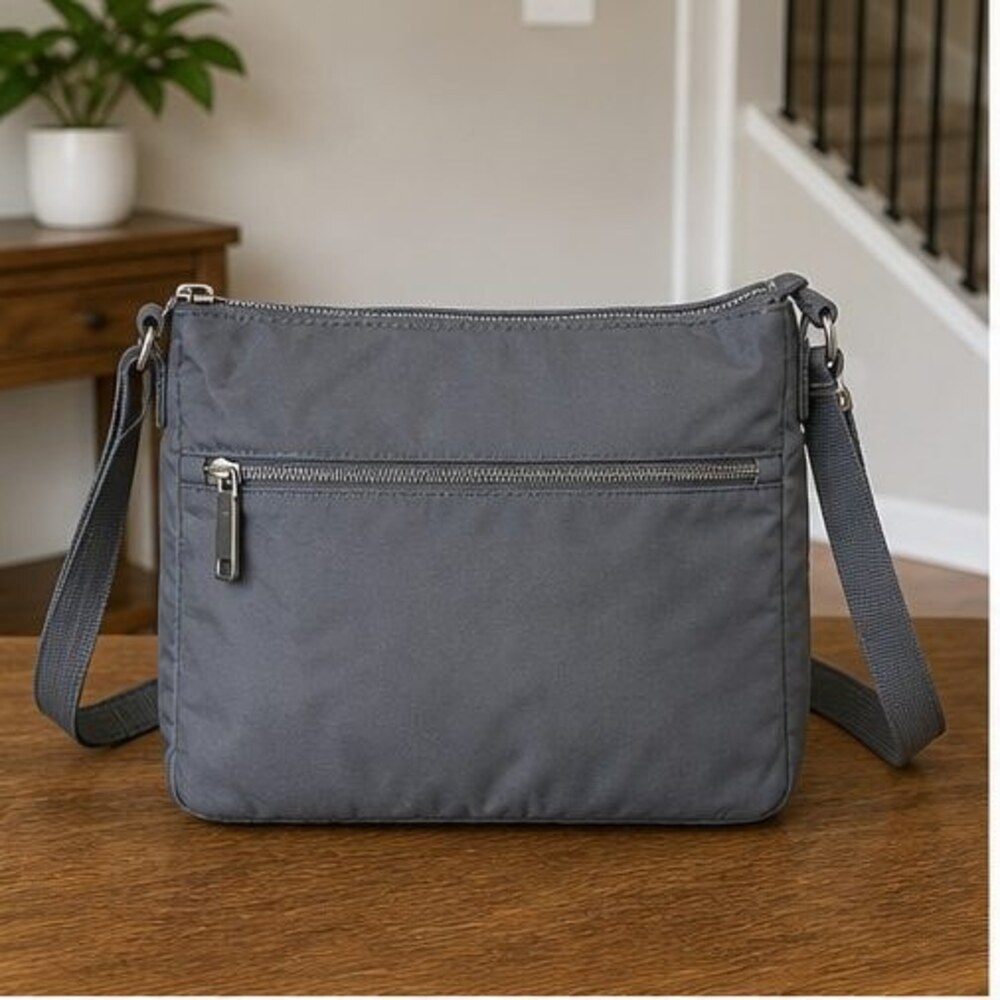 Sand Nylon Crossbody Bag